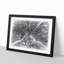 Road Through the Winter Forest Sketch - Picture Frame Graphic Art Print-56874858-56874864