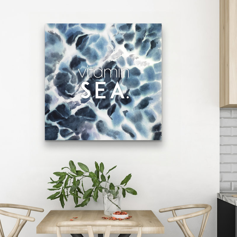 Vitamin sea - 32"x32" art on canvas