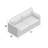 Aticus 77" Round Arm Sofa Bed