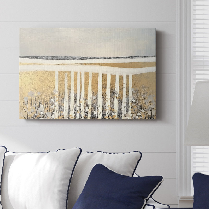 Série de paysages abstraits LVI, H 12 po x l 18 po