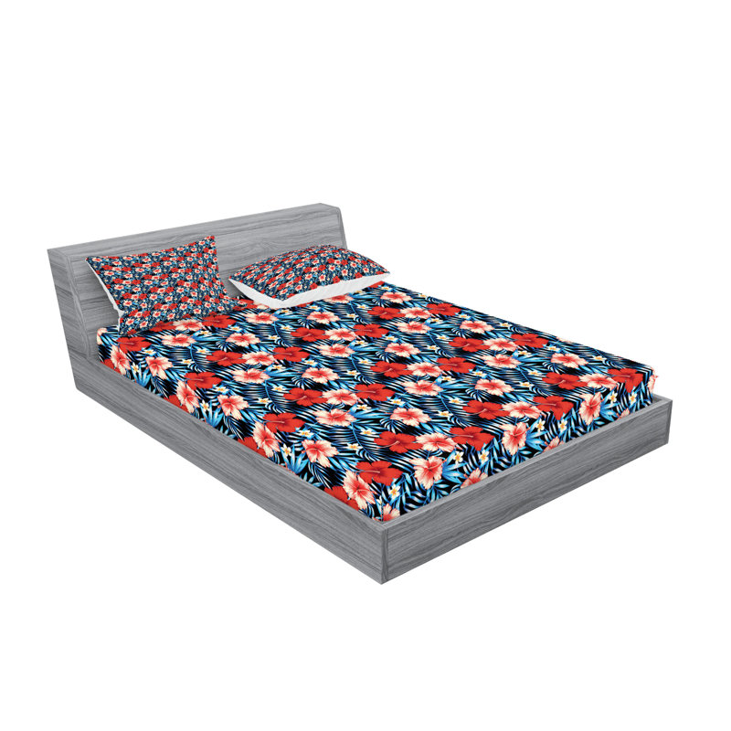 Multicolore drap-housse et coussin décoratif Ambesonne, King Sheet Set + 5 Additional Pieces