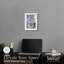 Décoration murale en forme de grande roue dans une boîte ombragée à motif glamour par Notoriart, cadre blanc, 11 x 16-82795263-82795253