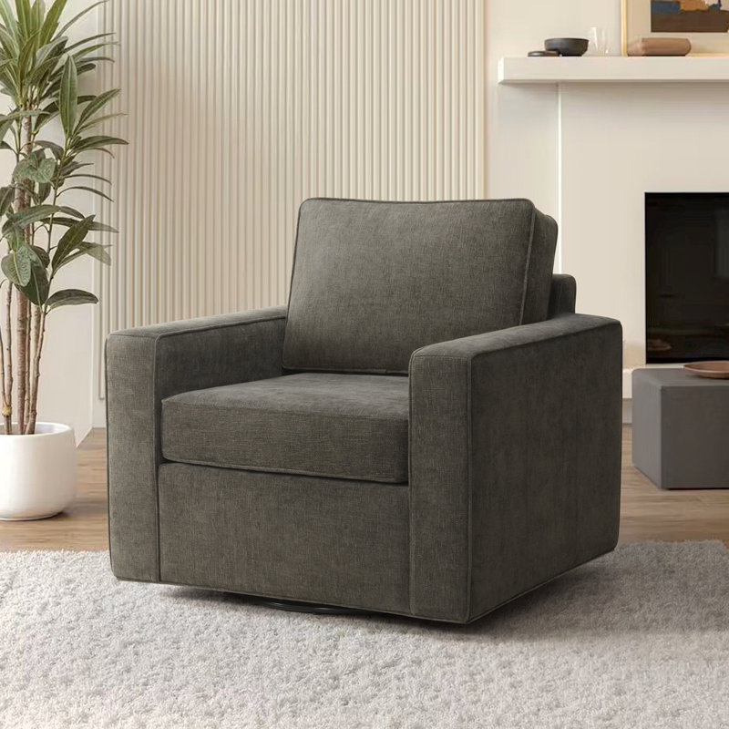 Chaise pivotante Skyler, Chocolate Brown