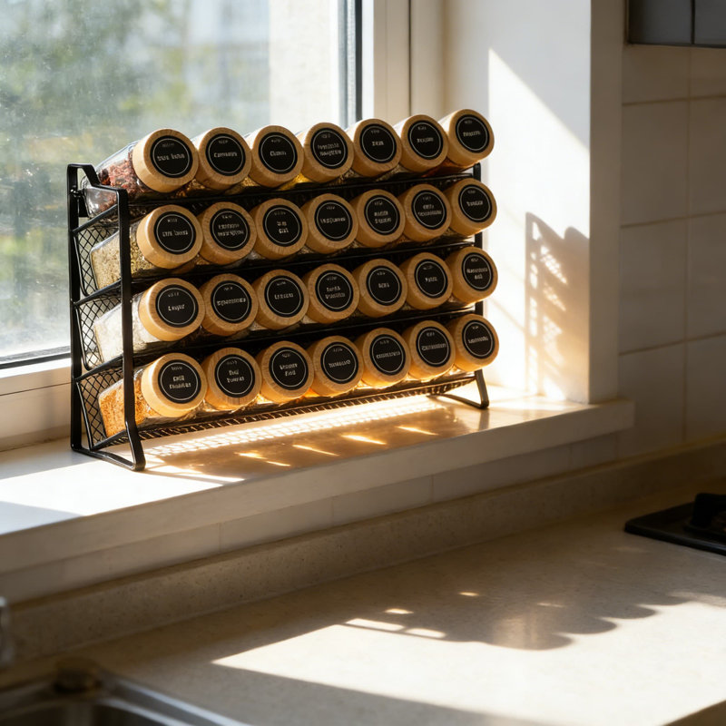 spice holder wayfair spice jars