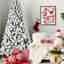 Arbre de Noël enneigé 6 pi, 300 lumières blanc chaud UL, fil mémoire, 779 pointes, support en métal pour une ambiance d'hiver enneigé-1248443808