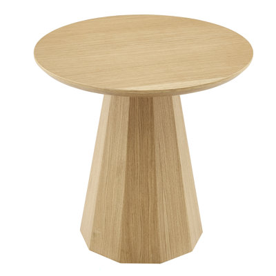 Chasse Round Side Table In Oak