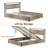17 Stories Queen Size Lift Up Storage Bed, Metal Queen Platform Bed Frame with 2-Tier Storage Shelf Headboard & Charging Station, Solid Wood Slats, No Box Spring Needed, Easy Assembly, Wood Brown-212235051-212235054