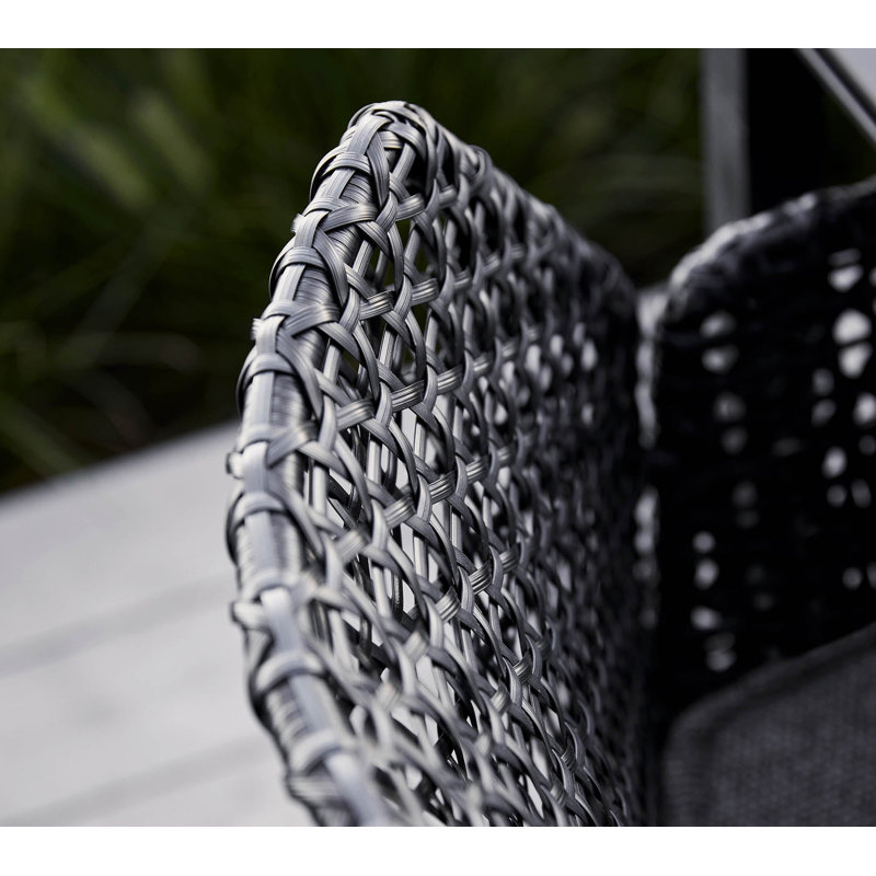 Vibe Patio Dining Armchair with Cushion, Taupe