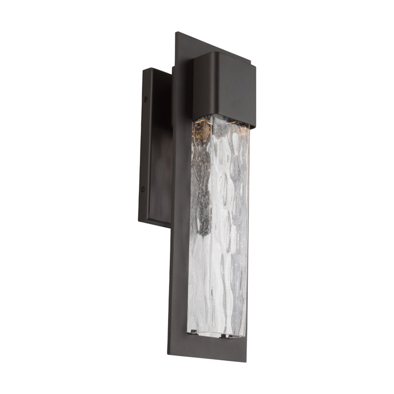 Mist LED Wall Light, Bronze, 16" H x 5.4375" W x 4.5" D