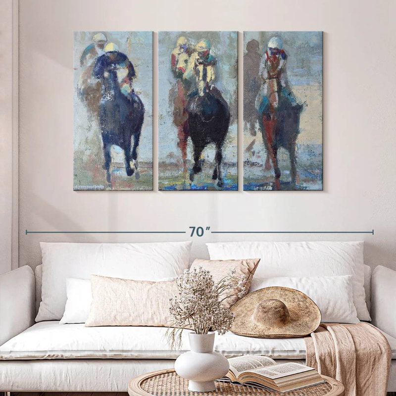 Sireci Thunder Run, 32" H x 50" W