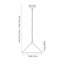 Darrington 1 - Light Black Pendant