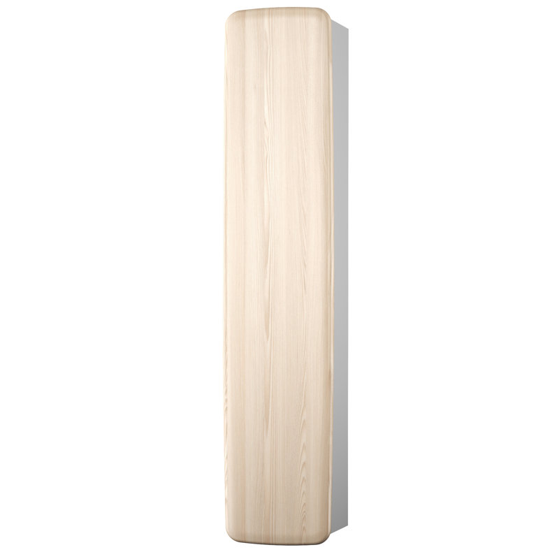 Crenata Linen Cabinet, Left, Light Grey/Natural Oak Wood/Grey