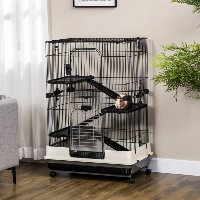 Cage pour petits animaux avec intérieur spacieux
