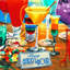 Serviette de plage Ari Happy Hour
