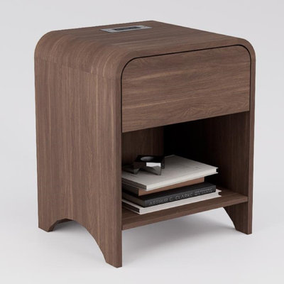 1-Drawer End Table With Storage