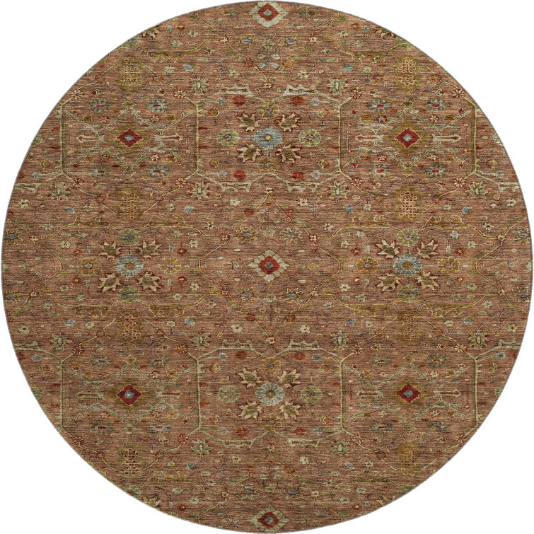 Premium Machine Washable Ducote AMF1130 Global Rug