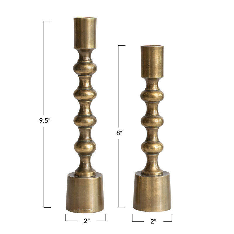 Porte-bougie en aluminium