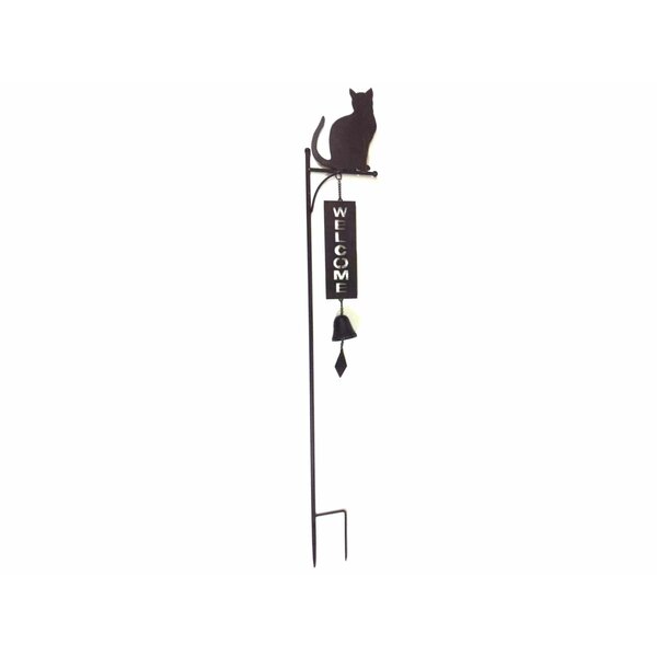 Happy Larry Mata Cat Welcome Garden Stake | Wayfair.co.uk