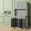 Armoire de cuisine autoportante de 71 po de hauteur-1262682399