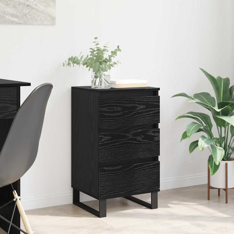 Sideboard Accent Chest, Black Oak