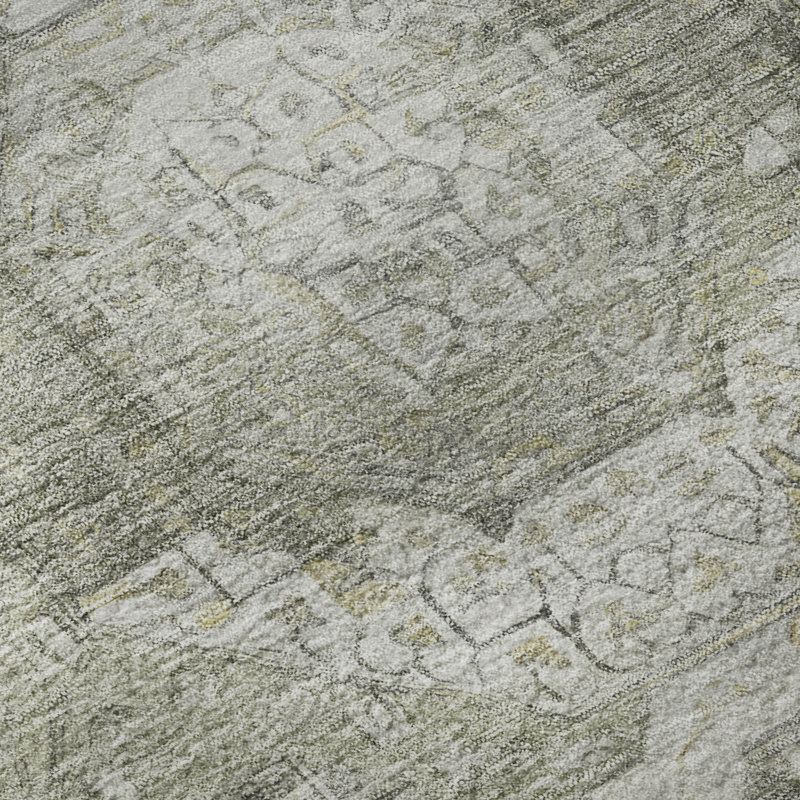 Premium Machine Washable Honig AMF1661 Panel Rug, Rectangle 1'8" x 2'6"