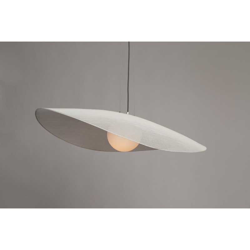 Luminaire suspendu 1 lumière Schema, H 5,5 po x l 31,5 po x P 24,5 po