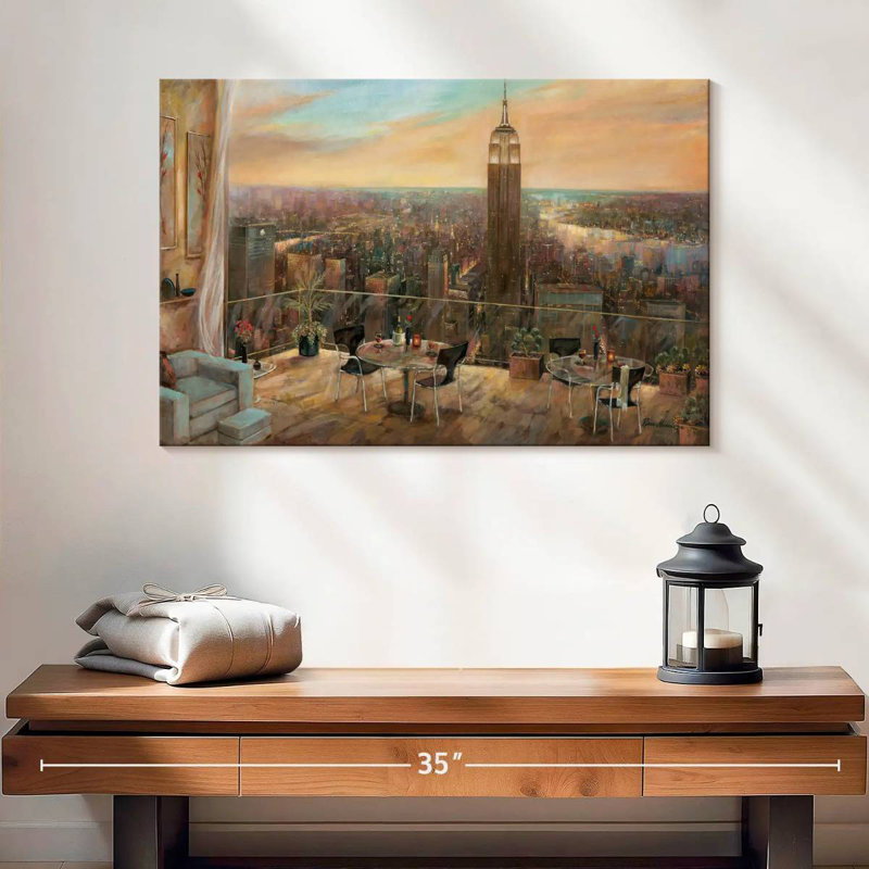 A New York View, 16" H x 24" W