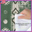 Édredon vert à motif géométrique tribal-125325112