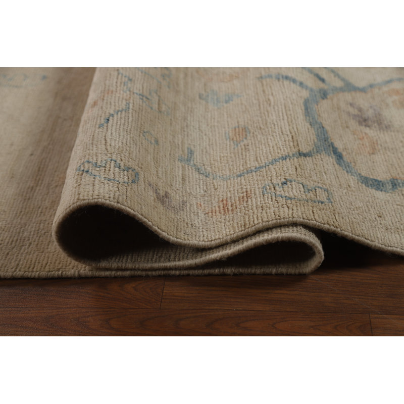 Vegetable Dye Oushak Turkish Large Rug