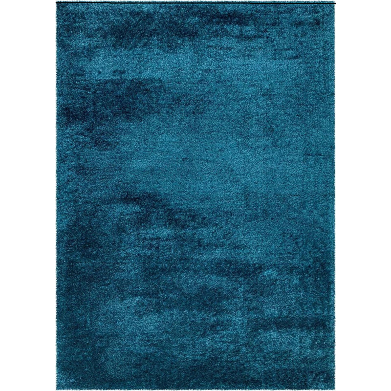 Solid Colour Shag Area Rug, Rectangle 120 x 170cm