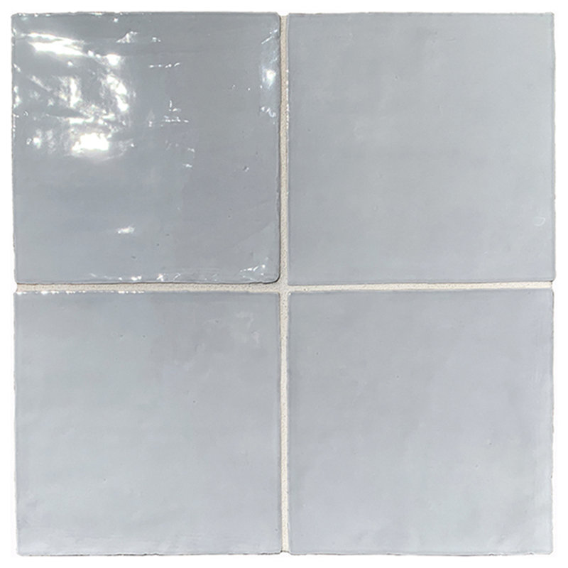 Pastello 6" x 6" Ceramic Wall Tile, Gray