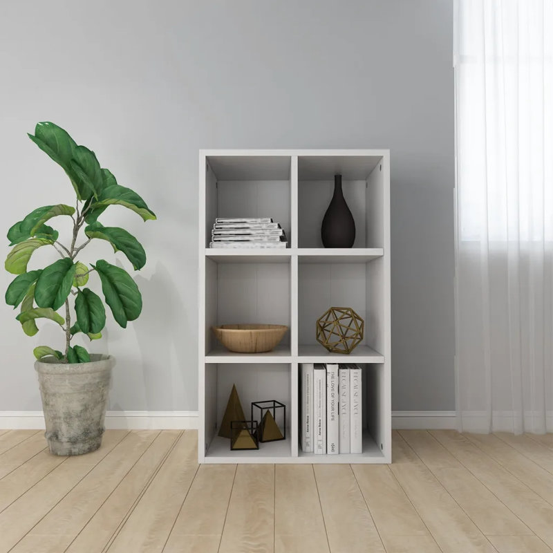 Gardinier Book Cabinet 66 x 30 x 98 cm Engineered Wood, White