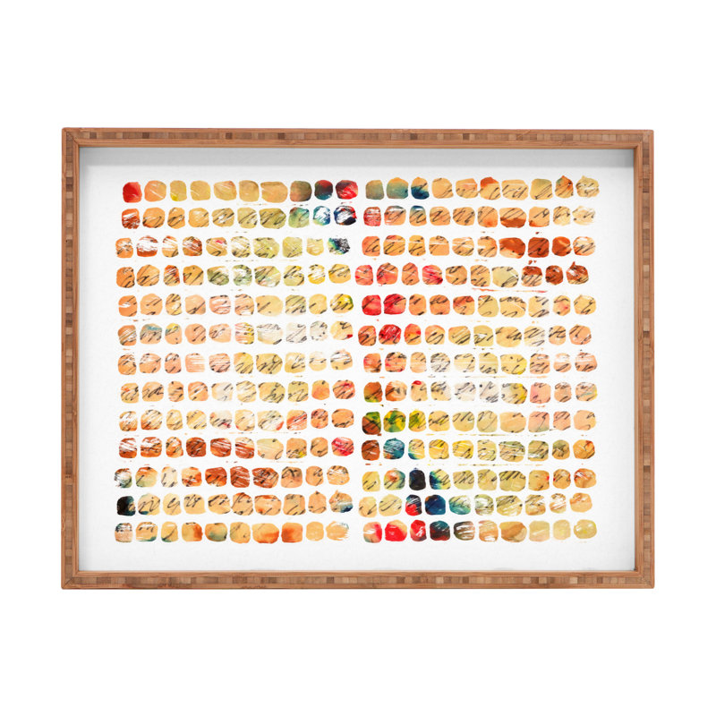 Susanne Kasielke Wood Tray, 1.75" H x 14" W x 18" D