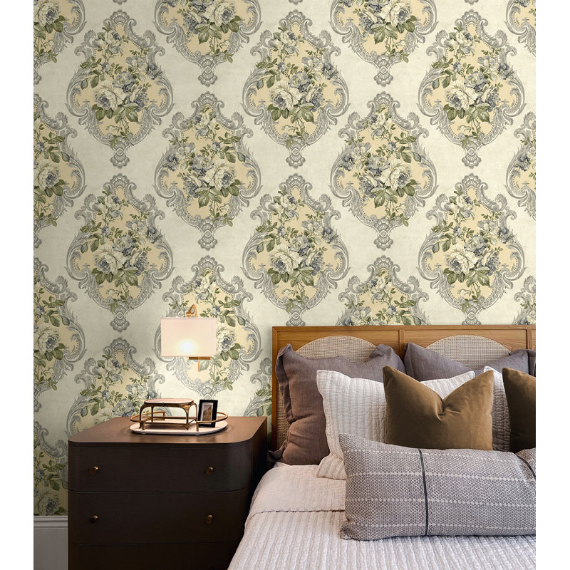 Papier peint camouflé Seabrook Designs, Latte / crème