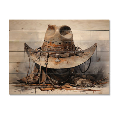 Panneaux de décoration murale Minimalisme Cowboy Hat III - People