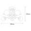 Zinnia 5 - Light Sputnik Chandelier