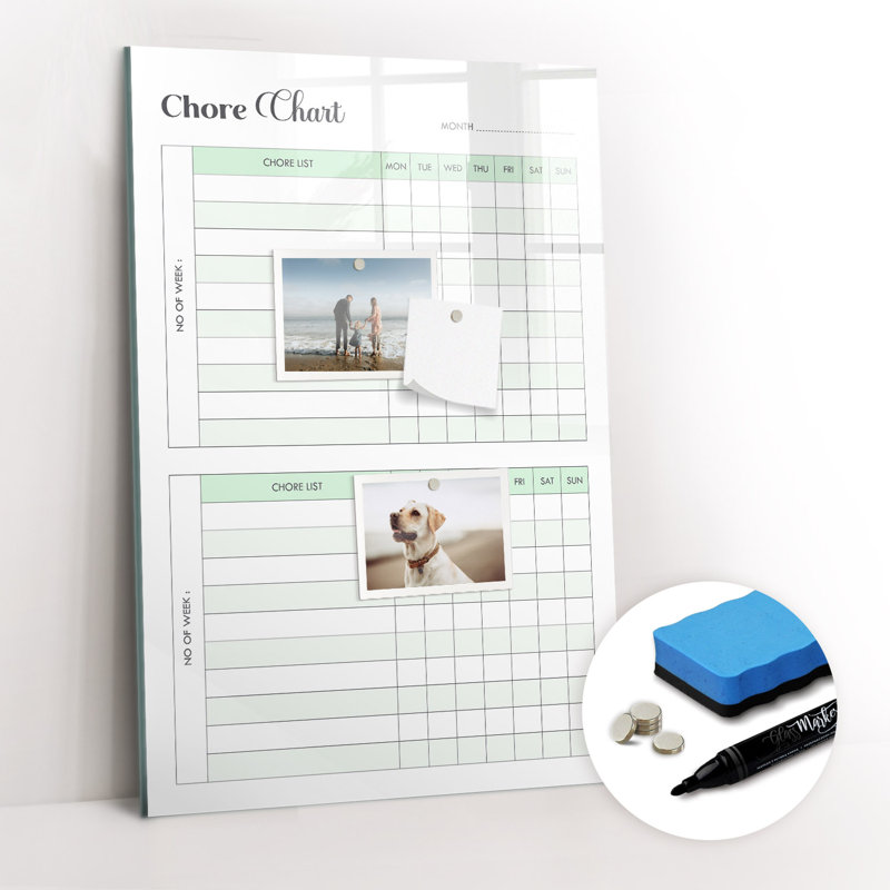 Magnetic Glass Dry Erase Board