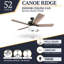 Ventilateur de plafond Canoe Ridge-1052152543