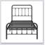 Metal Platform Bed Frame With Headboard No Box Spring Needed Twin BLACK
