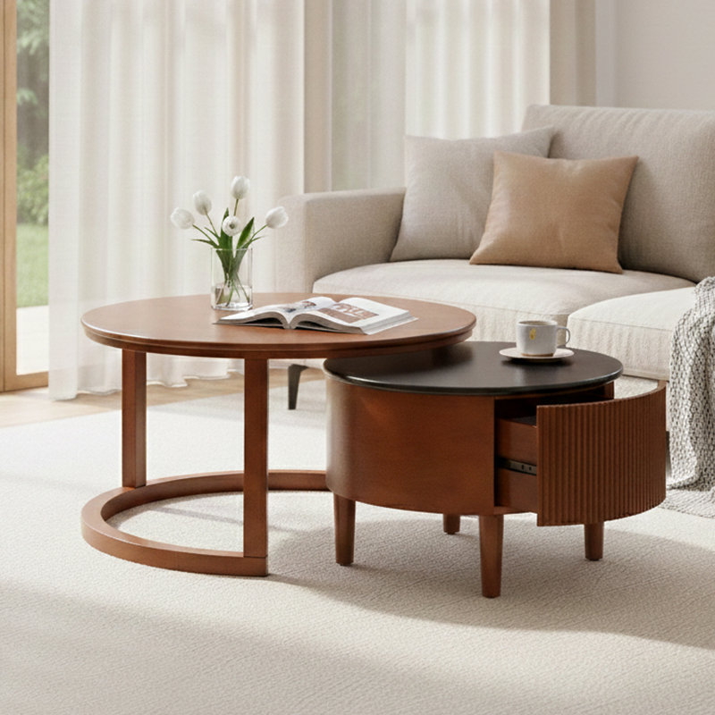 Table basse gigogne moderne avec tiroirs Modern