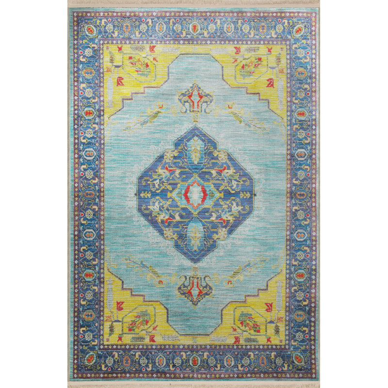 Tapis rectangulaire Vittorina, Tapis de couloir 2 pi 8 po x 9 pi 11 po