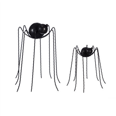 Ensemble de 2 statues Spooky Spider