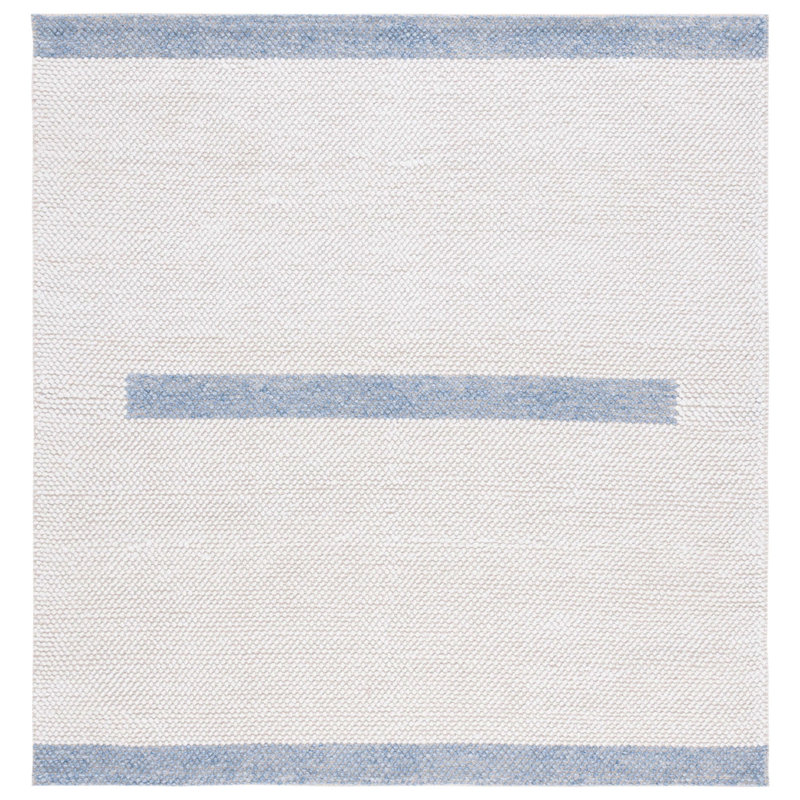 Natura Flat Weave Wool Rug, Square 6'