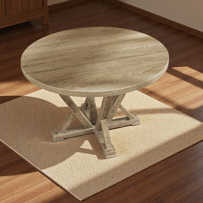 Table de salle à manger ronde Modern Farmhouse