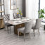 Ensemble de 2 chaises de salle à manger Modern Velvet-2145087275-2145087264
