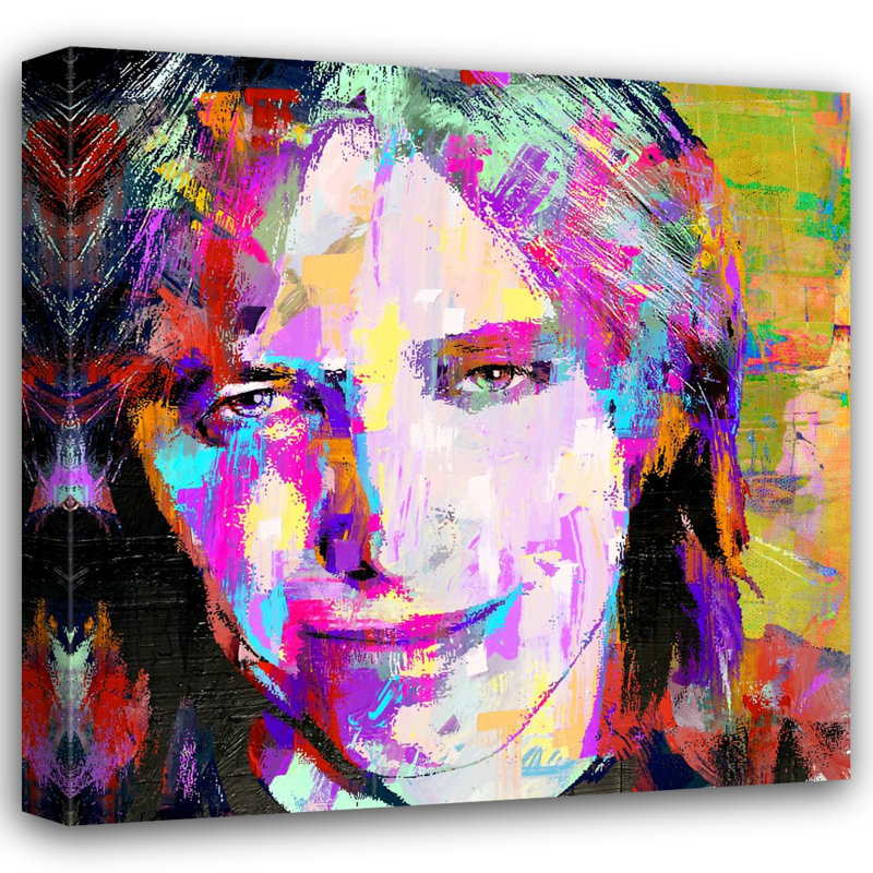 "Tom Petty 2" par Stephen Chambers, impression sur toile tendue, L 15 po x H 15 po