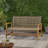 Hampton Wood + Wicker Loveseat-704129544