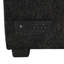 Canapé modulaire en U 108,6 po avec lit et rangement, 2 ports, prises de courant, tissu en chenille noir et revêtement-1900038329