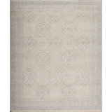Prestige Hand Knotted Wool Area Rug in Ivory