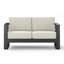 Causeuse d'extérieur moderne avec coussin